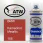 Preview: BMW, Karneolrot Metallic, 155: 400ml Sprühdose, von ATW Autoteile West.